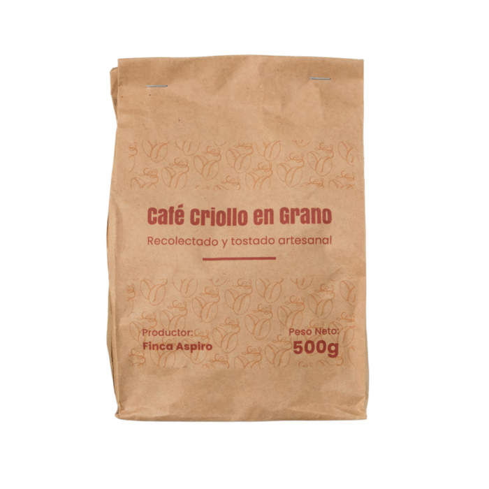 Café criollo en grano 500 g - Imagen 1
