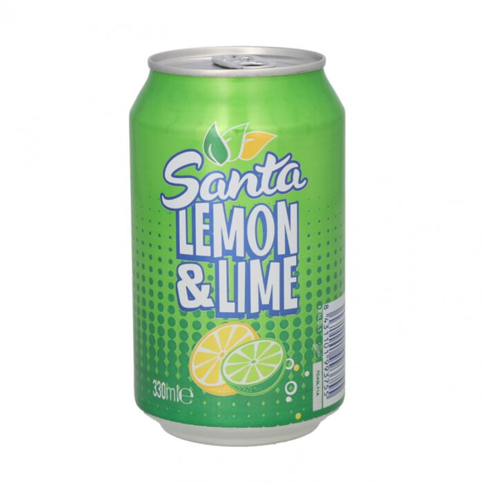 ?????????????????????????????????????????????????????????? Refresco gaseado de limón y lima Santa 330 ml - Imagen 1