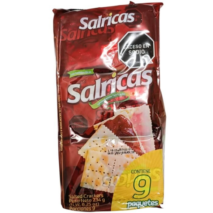Galletas tipo cracker Salricas 9u - Imagen 1