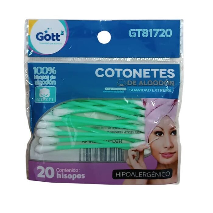 WhatsApp Image 2025-12-30 at 13.57.19 Hisopos de algodón Gott 20 U - Imagen 1