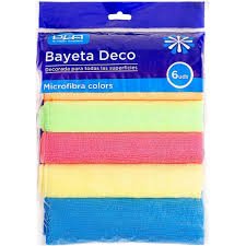 Bayeta multiusos de colores  PLA  32 X 32 cm