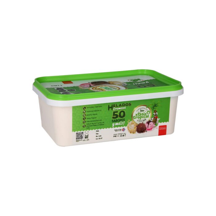 Helado sabor mantecado Xtasis tropical 1L - Imagen 1