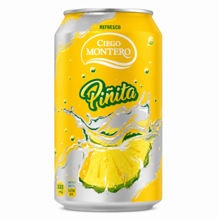 Refresco gaseado piñita Ciego Montero 355 ml