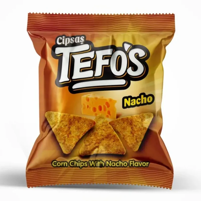 Tefos Nacho Chips sabor nachos Tefos 20 g - Imagen 1