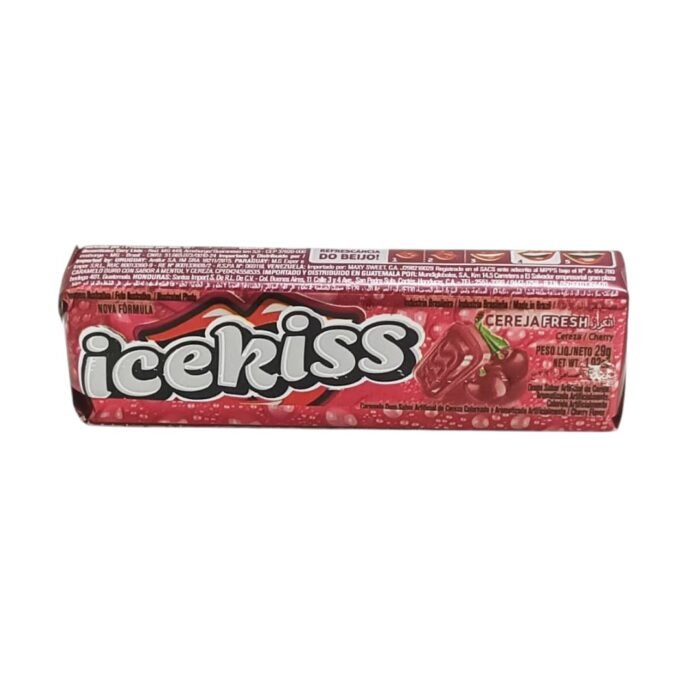 Caramelo duro sabor cereza Icekiss  Azedinha 29g - Imagen 1