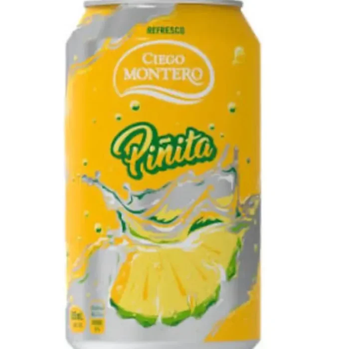 refresco de piñita ciego montero Refresco gaseado piñita Ciego Montero 355 ml - Imagen 1