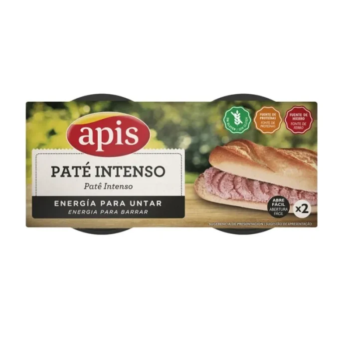 Paté intenso de hígado de cerdo Apis 2 x 80 g - Imagen 2