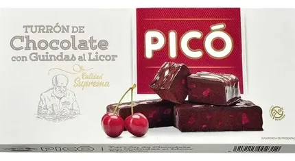 Turrón de Chocolate con Guindas al Licor 150 g