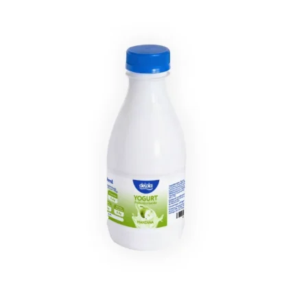 Yogurt probiótico de coagulado sabor manzana batido DeLola 500 ml