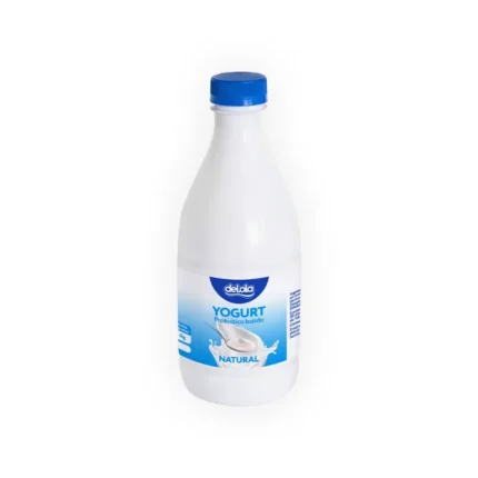 Yogurt probiótico de coagulado sabor natural batido DeLola 1 L