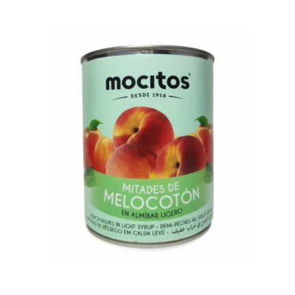 Mitades de melocotón en almíbar Mocitos 840 g