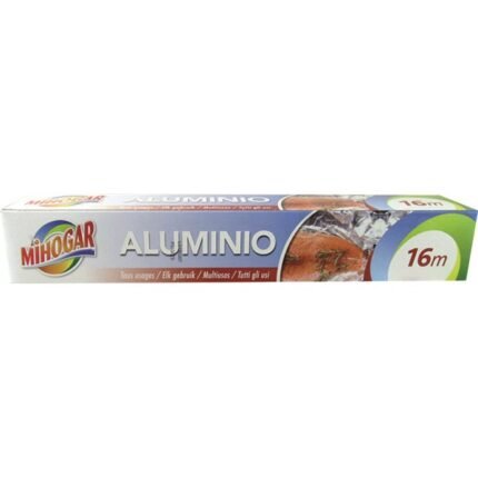 Papel de aluminio MIHOGAR 16 m