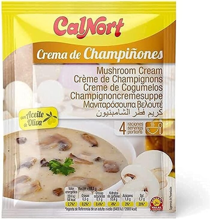 Crema de champiñones Calnort 66 g - Imagen 1