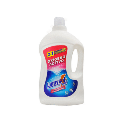 Detergente líquido quitamanchas oxígeno activo Lumysol 3 L