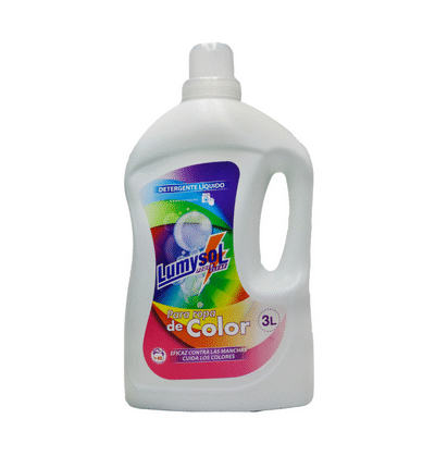 Detergente líquido para ropa de color Lumysol 3 L