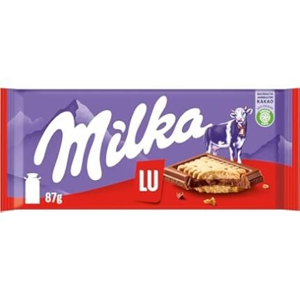 Tableta de chocolate sandwich LU Milka 87g