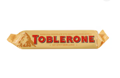Turrón de chocolate con leche y miel rellena de almendras Toblerone 35 g