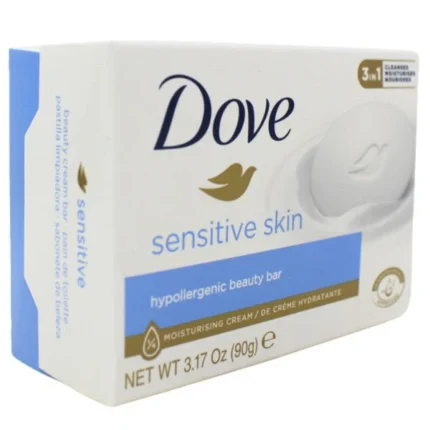 Jabón de barra piel sensible paloma hipoalergénica Dove 90 g