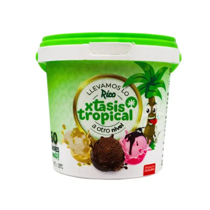 Helado sabor fresa Xtasis tropical 3 L - Imagen 1