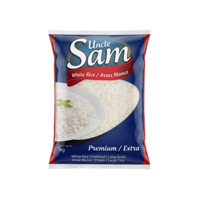 Arroz blanco grano largo Uncle Sam 1 kg - Imagen 1