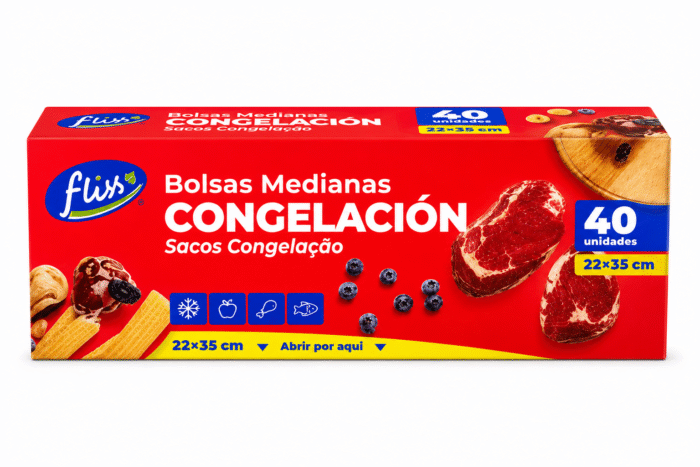 Bolsas medianas de congelación Fliss 40 U - Imagen 1