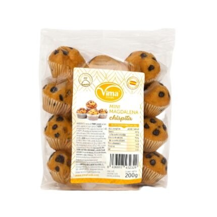 Mini magdalena chispita Vima Foods 200 g