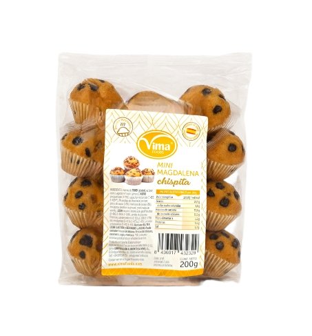 Captura de pantalla_29-6-2026_153425_www.mercatoria.store Mini magdalena chispita Vima Foods 200 g - Imagen 1