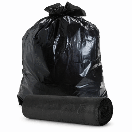 Bolsas de basura domésticas negras 50 X 60 cm, 50 U