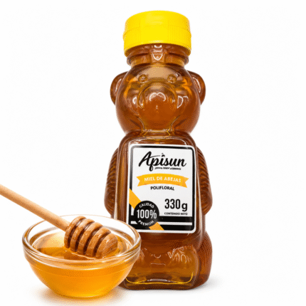 Miel de abejas polifloral 100% natural Apisun 330 g