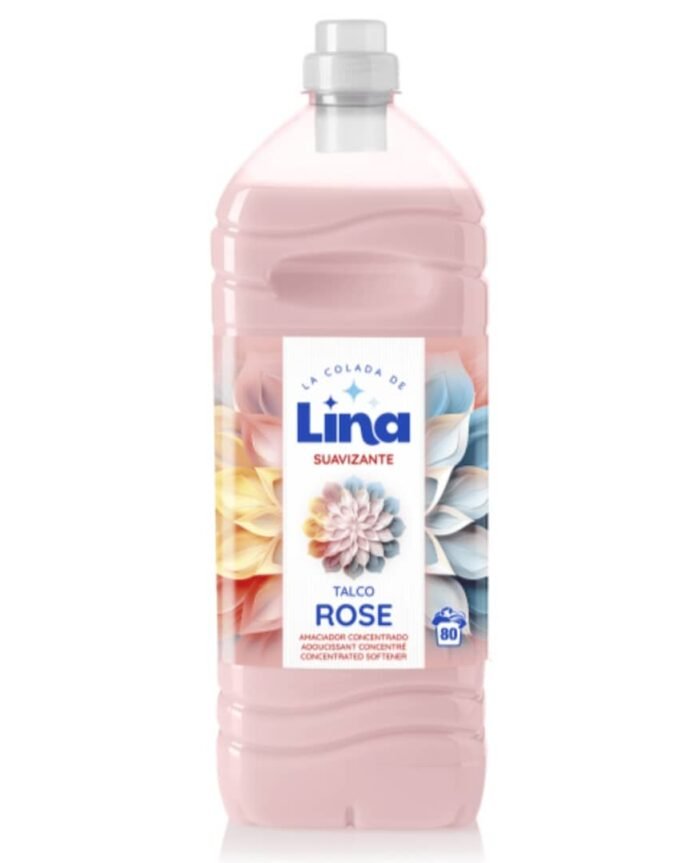 suavizante la colda de lina rosa Suavizante para ropa con aroma rosa La Colada de Lina 2 L - Imagen 1