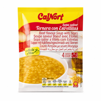 Sopa sabor ternera con estrellitas CalNort 66 g