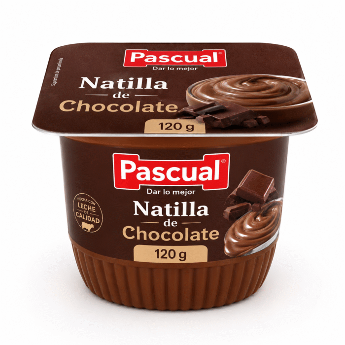 natilla de chocolate Pascual 120 g Natilla sabor chocolate Pascual 120 g - Imagen 1