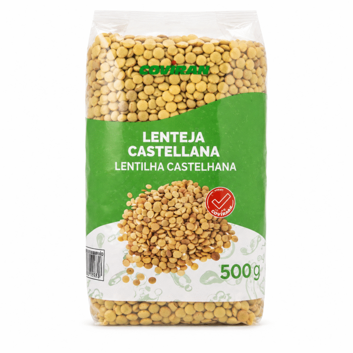 Lentejas castellanas extra Coviran 500 g - Imagen 1