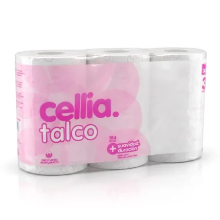 Papel higiénico talco Cellia 6 U