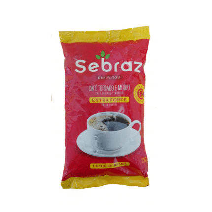 Cafe extrafuerte tostado y molido Sebraz 250 g