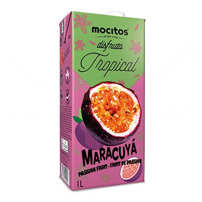 Néctar de maracuyá (passión fruit) Mocitos 1L