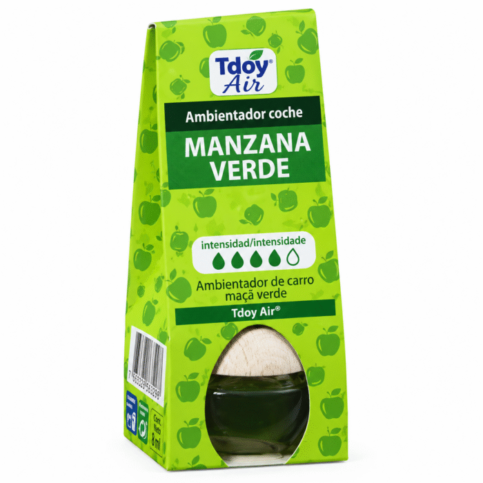 Ambientador de Manzana Verde Ambientador para carro aroma manzana Tdoy Air 6 ml - Imagen 1