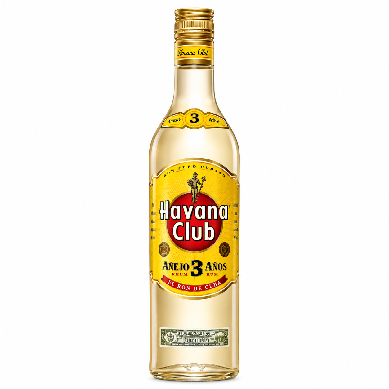 Ron añejo 3 años Havana Club 500 ml