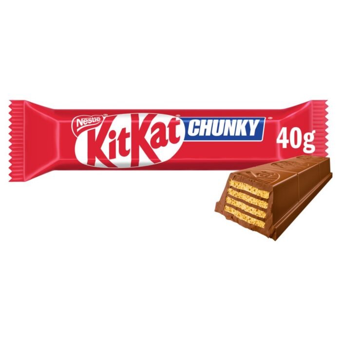 Barra de chocolate con leche gruesa KitKat Nestle 40 g - Imagen 1