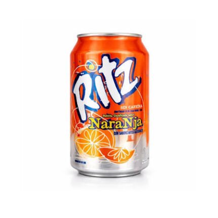 Refresco gaseado sabor naranja Ritz 355 ml