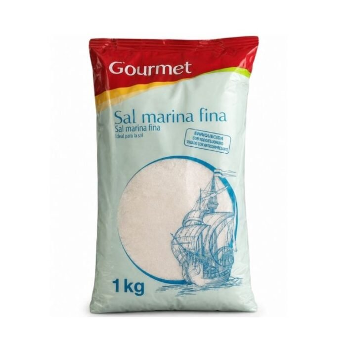 Sal_Marina_Fina_1kg_GOURMET Sal marina fina Gourmet 1kg - Imagen 1